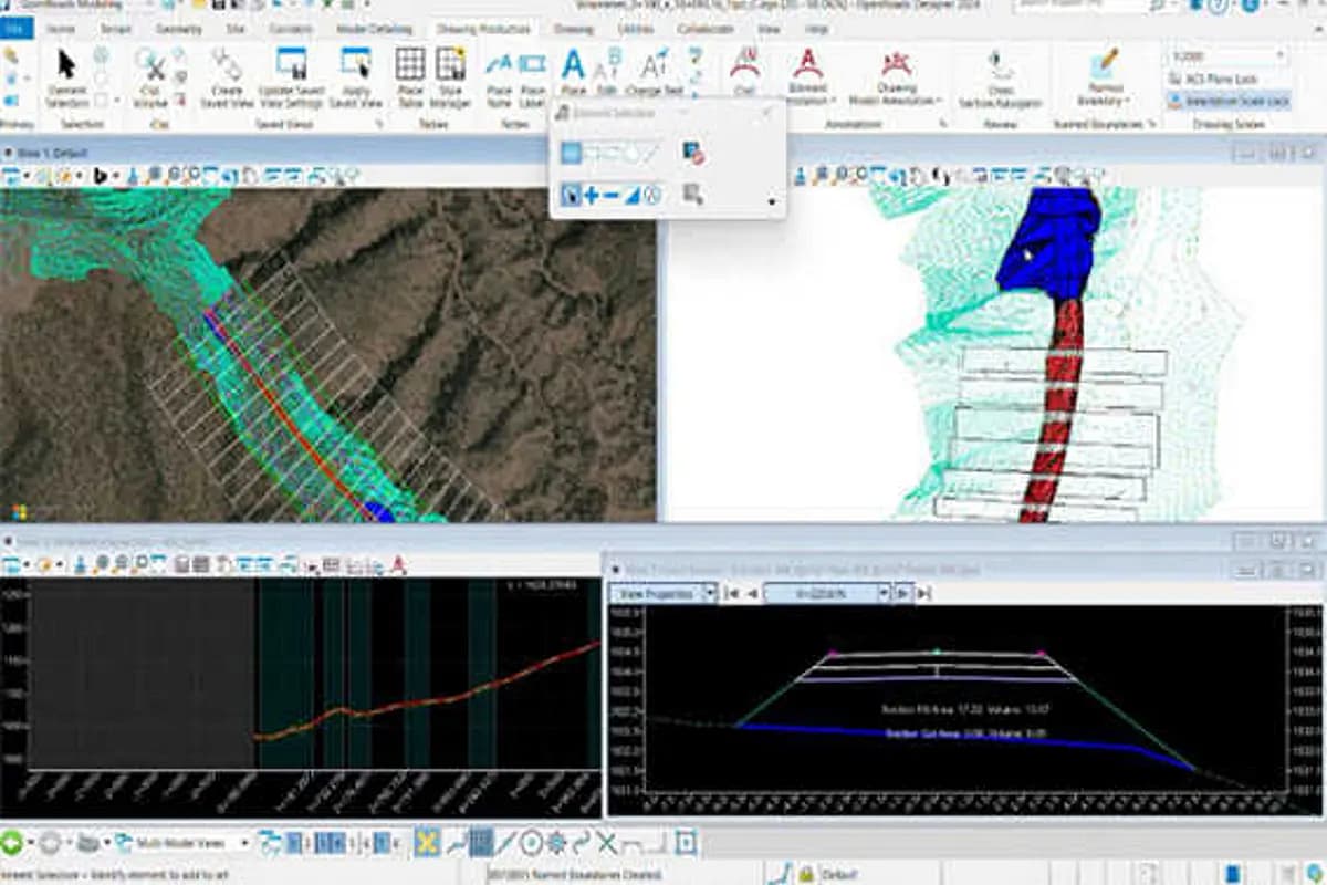 MicroStation CAD screenshot