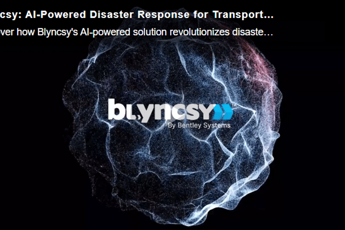 Video presented by Mark Pittman explaining how Blyncsy's AI helps transport agencies