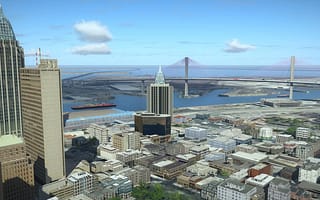 Cinematic, photorealistic visualization of an urban digital twin created with Bentley LumenRT.