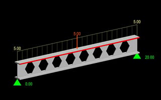 Design and analysis of a steel beam with web openings in RAM SBeam.