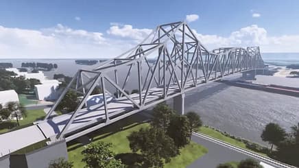 bridge across water