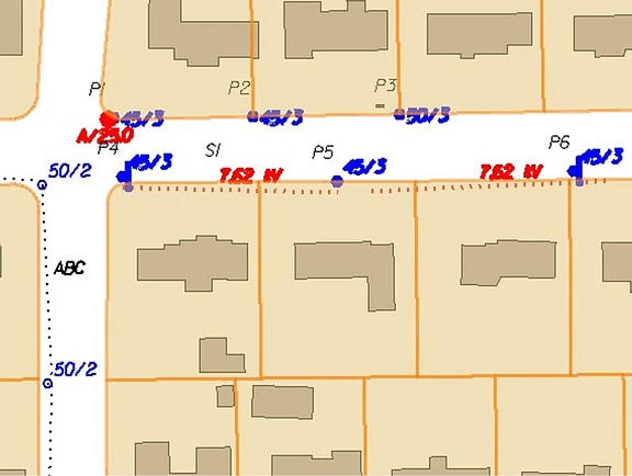 Highway road tunnel design cross-section in OpenTunnel Designer, illustrating a concrete-lined horseshoe tunnel shape with a two-lane asphalt roadway.