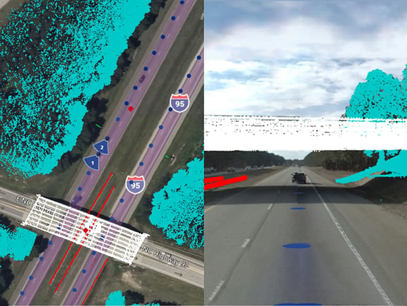 The user interface of Orbit 3DM Publisher demonstrating integrated geospatial data analysis, feature extraction tools, and asset inventory workflows.