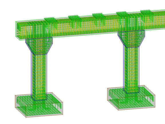 The ProConcrete user interface displaying automated rebar detailing, scheduling tools, and 3D concrete modeling environments.