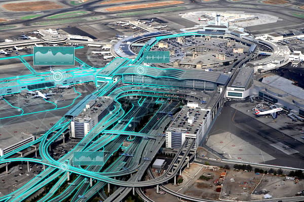 Digital twin of an airport
