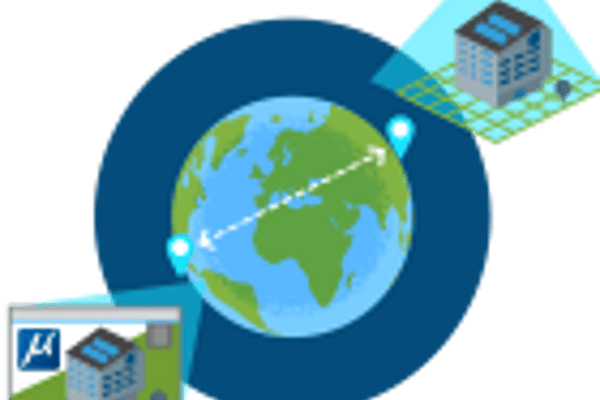CAD world globe icon
