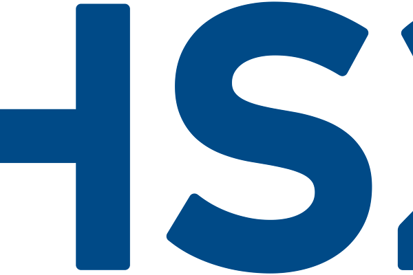 HS2 logo in blue font