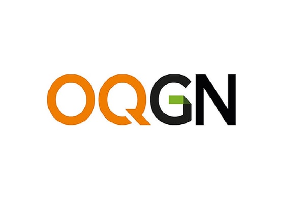 OQGN logo with black, orange, and green color scheme