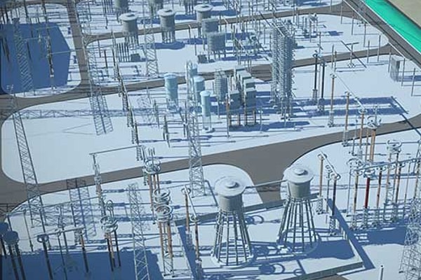 Digital rendering of Butuo Converter Station