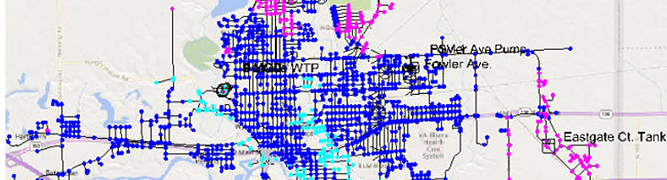 Hydraulic modeling aids AQUA water outage response