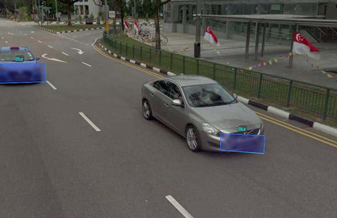 Faces and License Plates