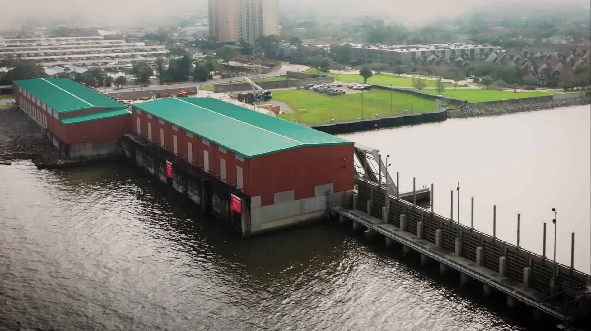 The 17th Street Canal Pump Station is a critical part of New Orleans' flood control system, helping to prevent flooding during storm events.