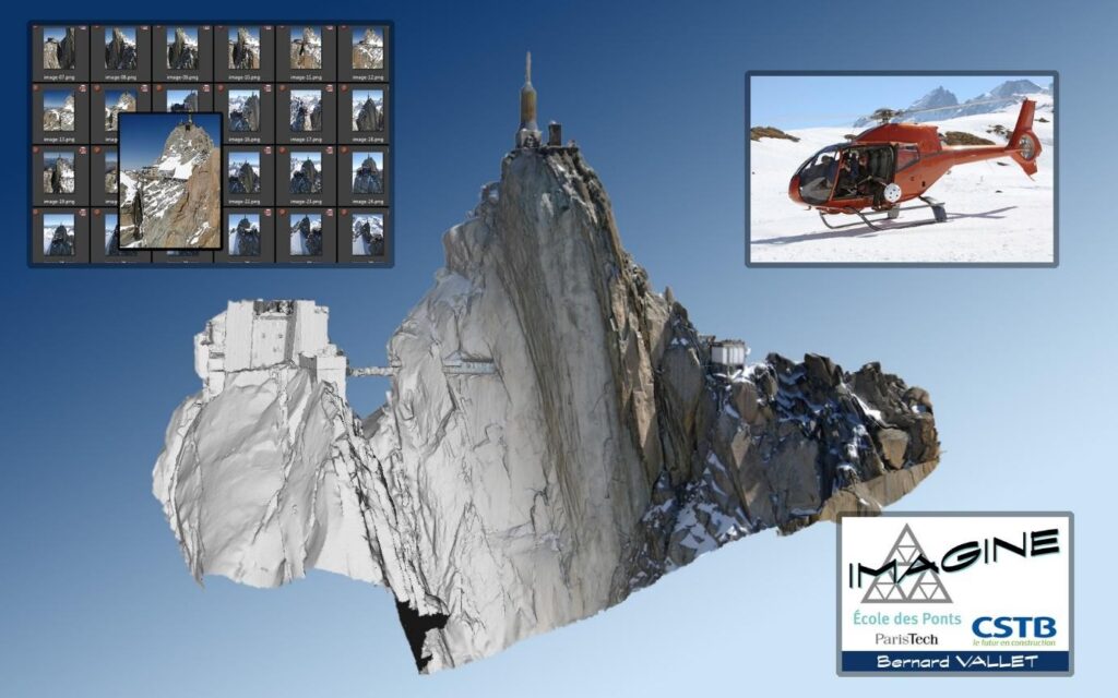 3D model of Chamonix.