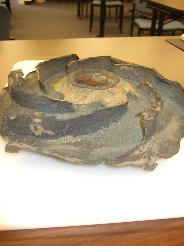 Damaged impeller