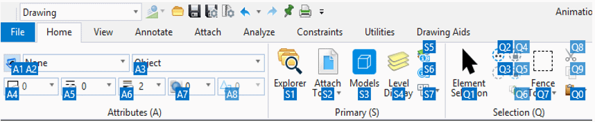 MicroStation vs AutoCAD commands