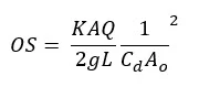 water leakage formula