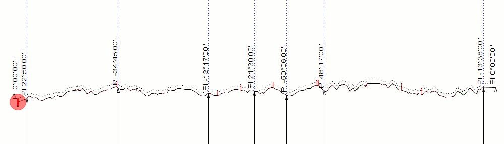 An optimum line design generated in PLS-CADD.