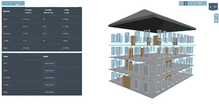 SiTESalvage&rsquo;s project uses digital twins to transform buildings scheduled for demolition into &ldquo;resource banks&rdquo; by digitally mapping their salvageable materials. (Image courtesy of Bentley Systems and Enactus)