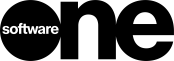 Schwarzer Hintergrund mit dem Wort „Software“ in weißen Kleinbuchstaben.