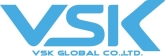vsk global co.のロゴ Ltd.青い文字が特徴です。