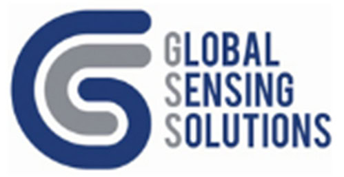 Logo for Global Sensing Solutions with stylized initials "GSS" in blue and gray, and the company name in blue text to the right.