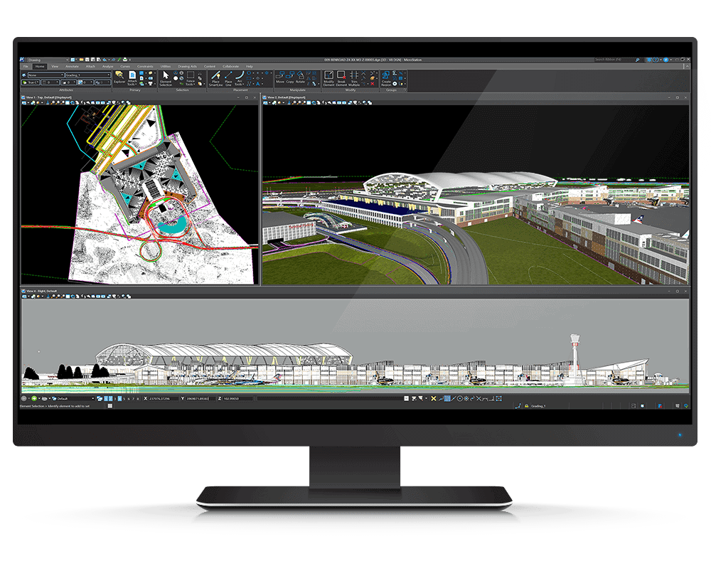 MicroStation est le logiciel de conception assistée par ordinateur (CAO) pour la conception d'infrastructure