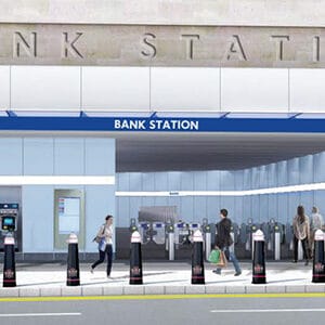 Simulation der Station Bank