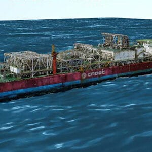 CNOOC boat on water