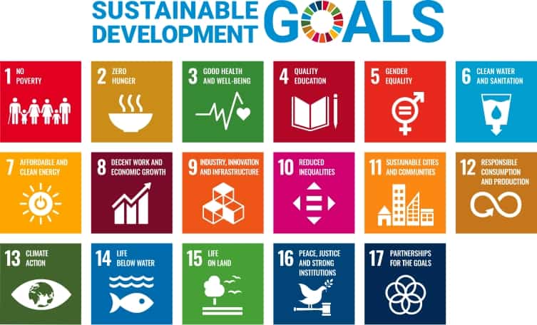 Tabella degli Obiettivi di Sviluppo Sostenibile