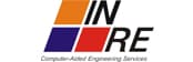 El logotipo de UAB IN RE - engineering services.