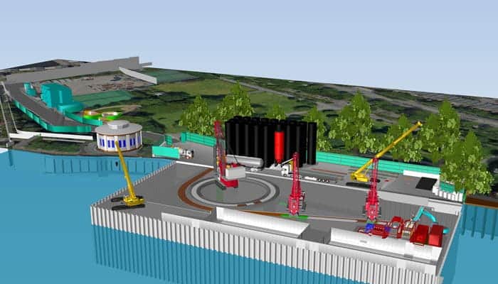 2D-Entwurf für den Thames Tideway Tunnel