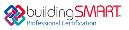 Il logo della certificazione di BuildingSMART alle conferenze autunnali 2023. 
