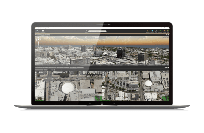 Orbit 3DM Content Manager Software Screen Mockup