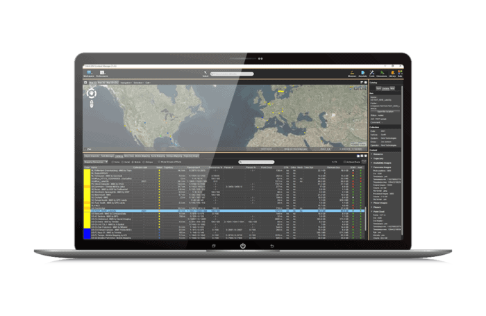 Computerbildschirmaufnahme der Software Orbit 3DM Content Manager