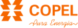 Orange COPEL logo with a geometric symbol on the left and the text "COPEL Pura Energia" to the right, representing a leading name in Electric Utilities.