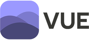 Logo VUE, produktu firmy e-on software przejętej przez Bentley Systems