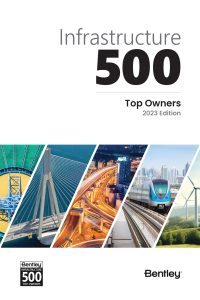 Infrastructure 500 Top Owners Brochure Cover for 2023.