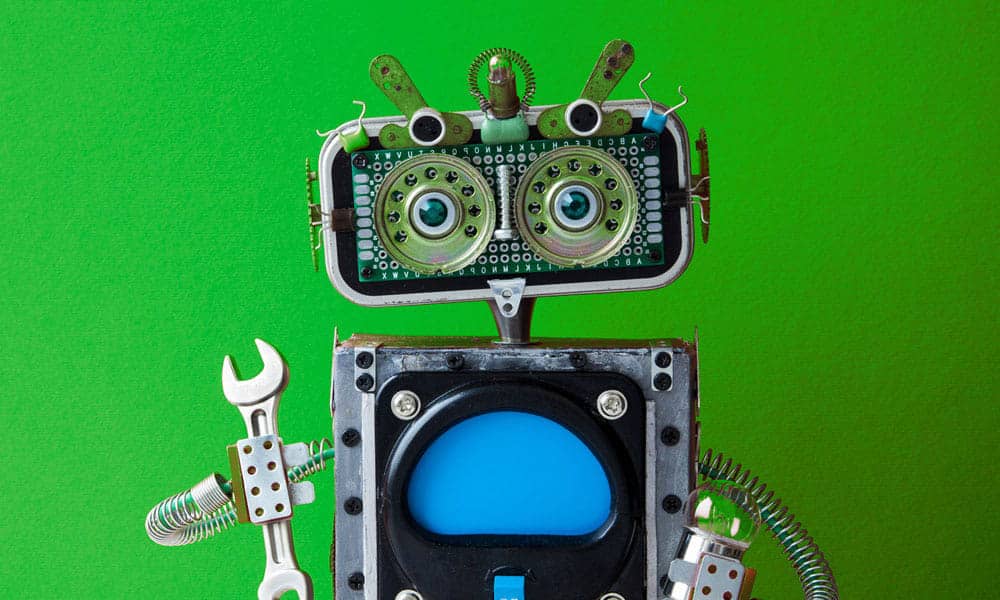Robot di manutenzione che ripara il sito web
