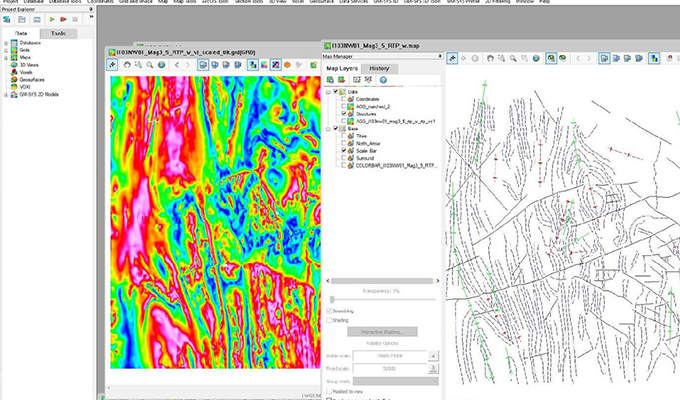 A screen shot of a computer screen showing the Kenya Geological Survey.