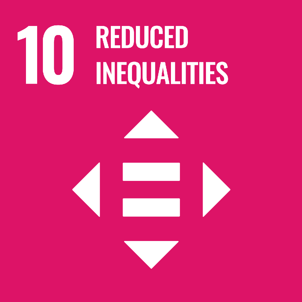 Objetivo ODS 10 reducir las desigualdades.