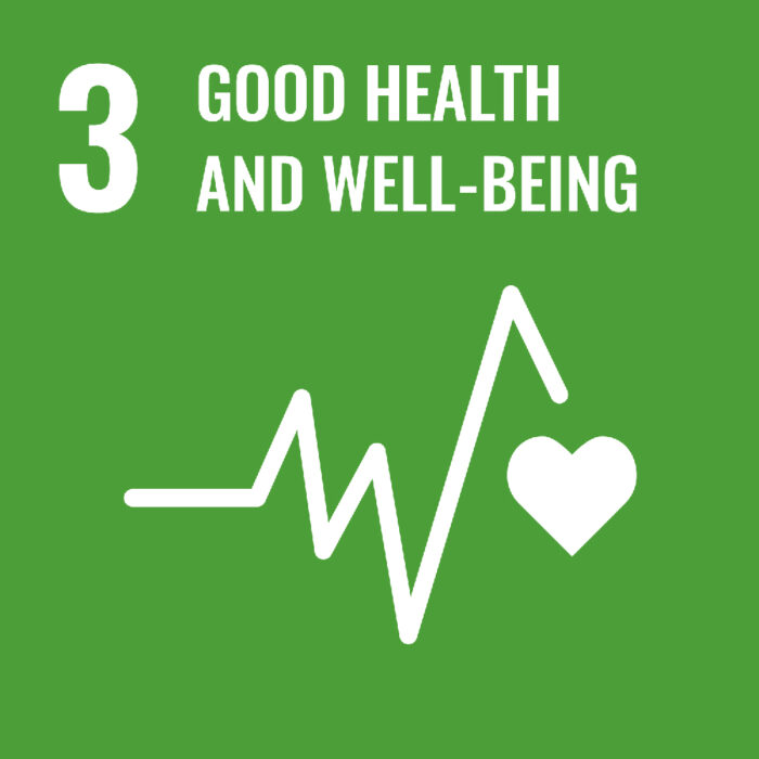 SDG-Ziel 3, Gesundheit und Wohlergehen.