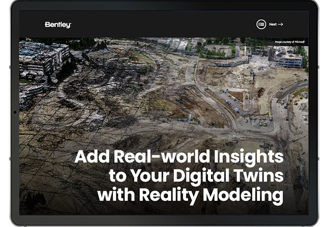 Add real-world insights to your digital twins with reality modeling
