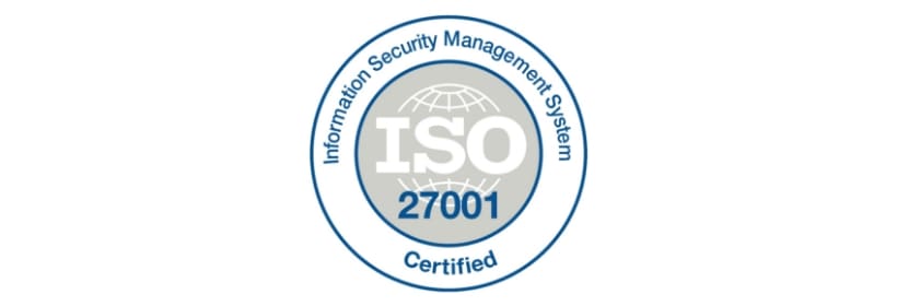 Logo certifié ISO pour le système de gestion de la sécurité des informations