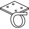 Black and white graphic of a graduation cap adorned with the letter "g" on top, designed in a minimalist style for an ebook.