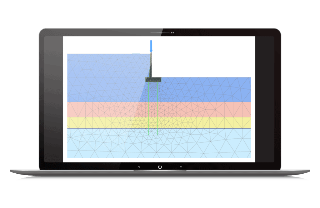 Écran PLAXIS 2D WorkSuite