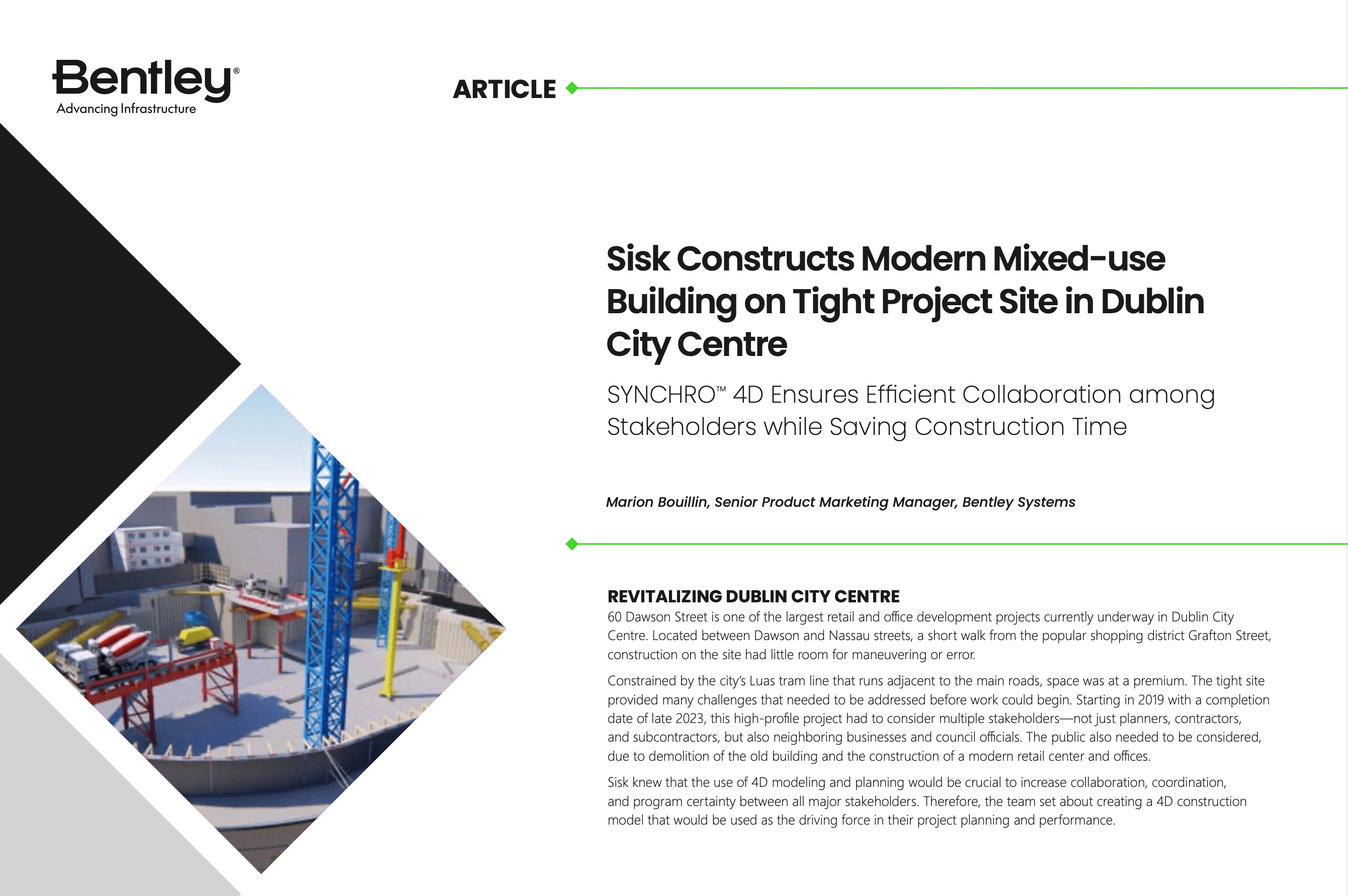 Sisk Constructs Modern Mixed-use Building on Tight Project Site in Dublin City Centre - CS Cover-1
