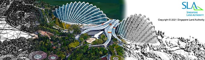 project screenshot from Singapore Land Authority