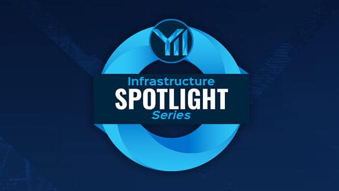 graphic reading "Infrastructure spotlight series"