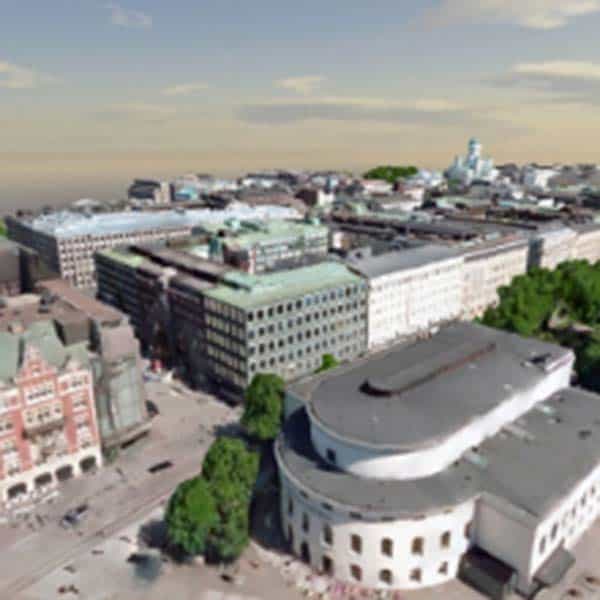 Animacja miasta Helsinki