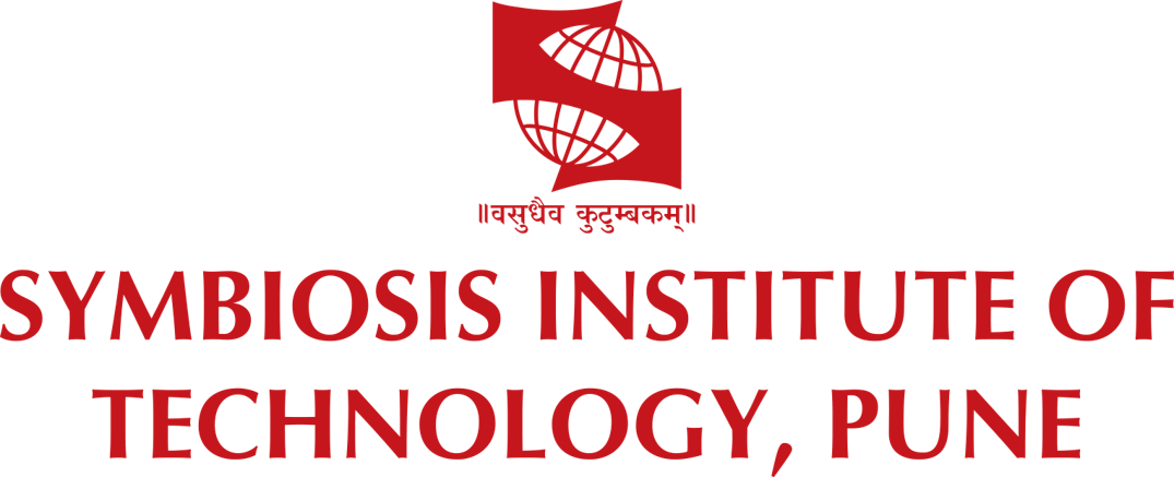Logo with red globe design, Hindi text, and the words "Symbiosis Institute of Technology, Pune" in bold red capitals—an emblem reflecting excellence in education and a standout among school logos in India.